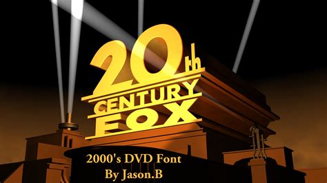 20th Century FOX 2000's DVD Font .